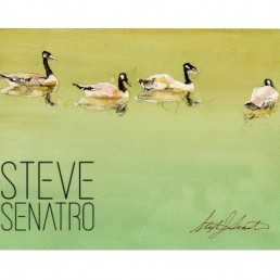 Ducks on Pond watercolor print